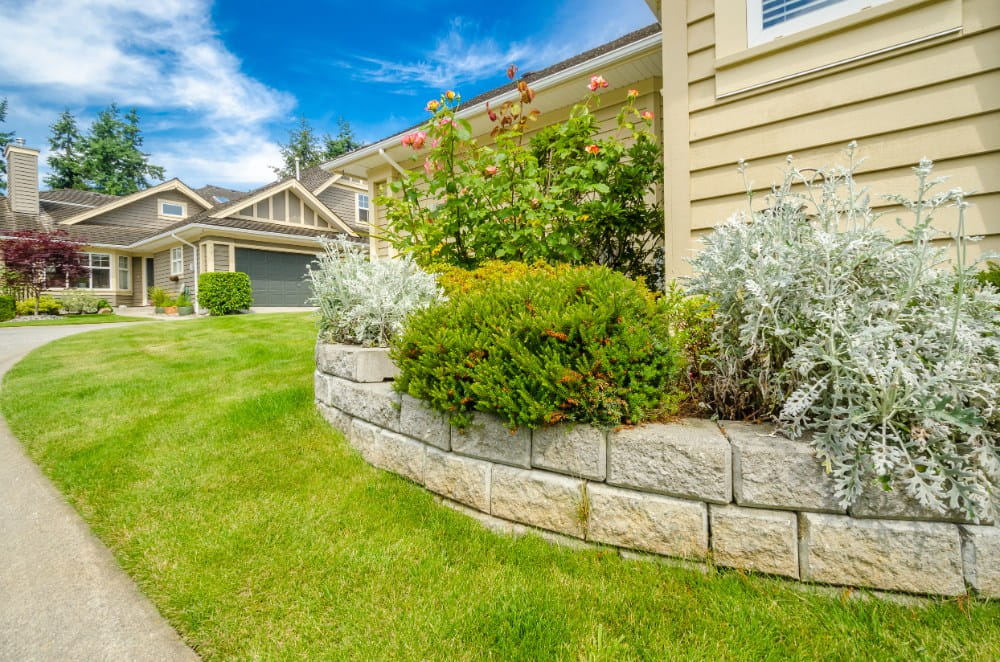 Well-kept home with fresh landscape beds and a mown lawn